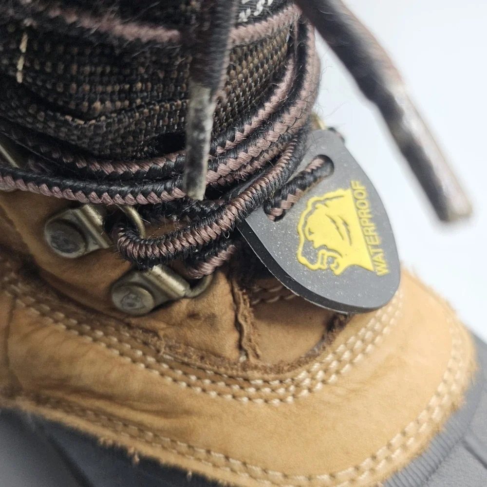 Herman Survivor Waterproof‎ Leather Titan Work Boots Size 9 Slip Oil Resistant